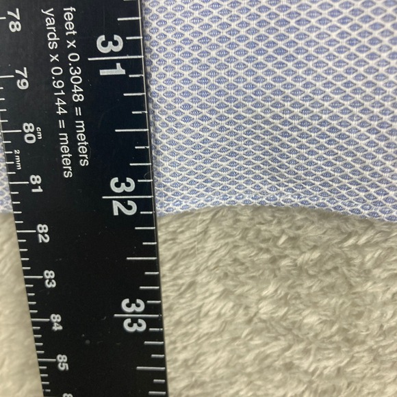 J. Hilburn Light‎ Blue Textured Dress Shirt Men's Size (See Measurements) - Picture 6 of 13